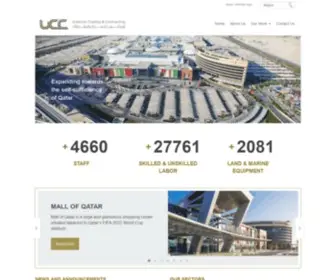 Urbacon-INTL.com(UrbaCon Trading & Contracting Company (UCC)) Screenshot