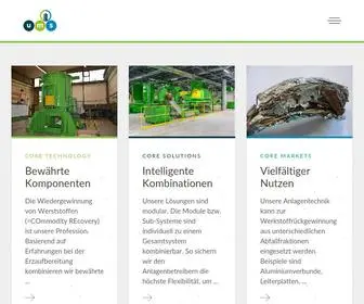 Urbamine.de(UMS GmbH) Screenshot