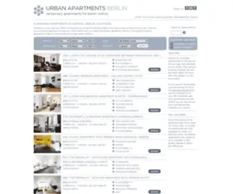 Urban-Apartments.com(Furnished apartments in Berlin) Screenshot
