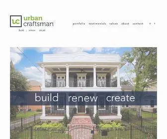 Urban-Craftsman.com(Urban Craftsman) Screenshot