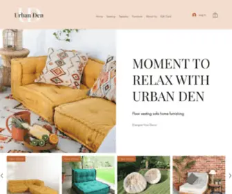 Urban-Den.in(Floor Seating Sofa Home Furnishing) Screenshot