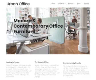 Urban-Office.com(Modern office furniture & agile workspace products by Urban Office. Modular office furniture) Screenshot