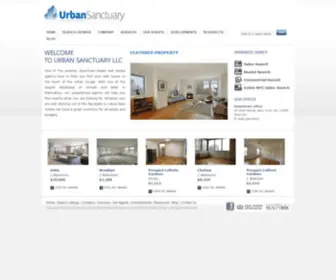 Urban-Sanctuary.net(New York City Apartments) Screenshot