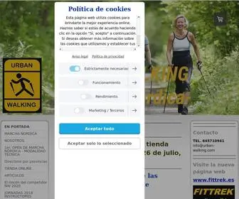 Urban-Walking.com(Marcha nórdica) Screenshot