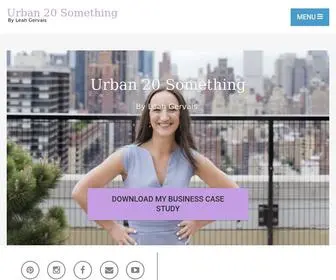 Urban20Something.com(Urban 20 Something) Screenshot