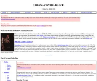 Urbana-Contra.org(Urbana Country Dancers) Screenshot