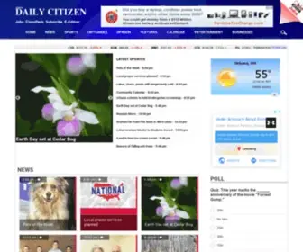 Urbanacitizen.com(Urbana Daily Citizen) Screenshot