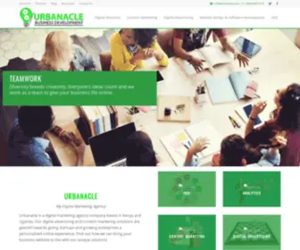 Urbanacle.com(Urbanacle Digital Marketing Agency In Nairobi) Screenshot