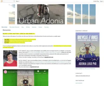 Urbanadonia.com(Urban Adonia) Screenshot