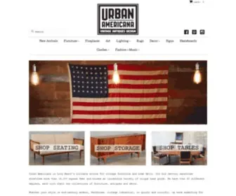 Urbanamericana.com(Urban Americana) Screenshot