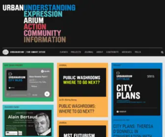 Urbanarium.org(For Smart Cities) Screenshot