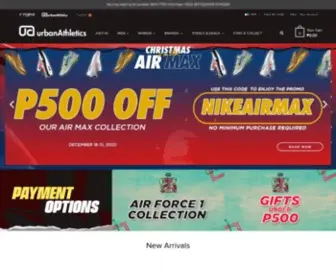 Urbanathletics.com.ph(Men's and Women's Sneakers Store in the Philippines) Screenshot