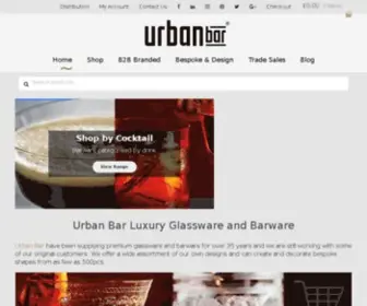 Urbanbar.com(Urban Bar Luxury Glassware and Barware) Screenshot