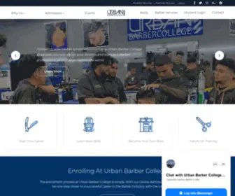 Urbanbarbercollege.com(Concord, San Jose, Bay Area, Ca) Screenshot