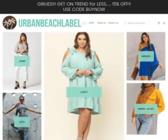 Urbanbeachlabel.com(Urbanbeach) Screenshot