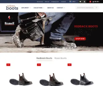 Urbanboots.com.au(Urban Boots) Screenshot