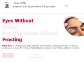 Urbanbrows.com(Eyebrow Threading & Eyelash Extension) Screenshot