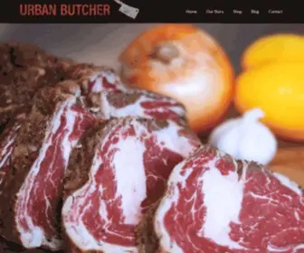 Urbanbutcher.ca(Urban Butcher) Screenshot