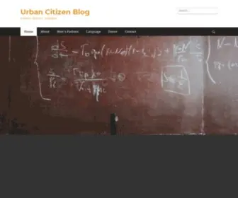 Urbancitizenblog.com(Urban Citizen Blog) Screenshot