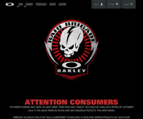 Urbanclothingdiscount.com(Oakley, Inc) Screenshot