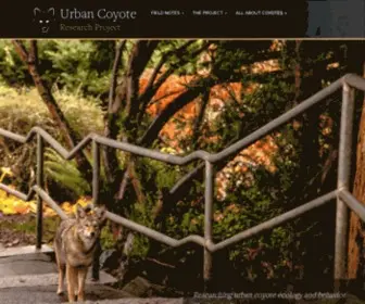 Urbancoyoteresearch.com(Urban Coyote Research Project) Screenshot