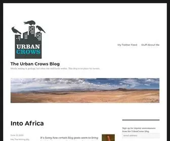 Urbancrows.com(The Urban Crows Blog) Screenshot