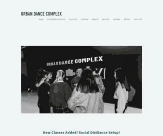 Urbandancecomplex.com(Unity dance complex) Screenshot