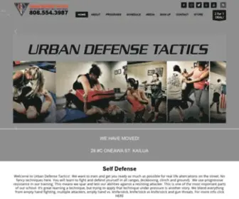 Urbandefensetactics.com(Self Defense Martial Arts Kailua Hawaii) Screenshot