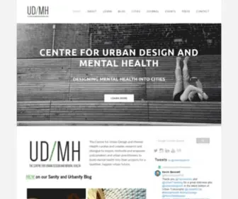 Urbandesignmentalhealth.com(Centre for Urban Design and Mental Health) Screenshot