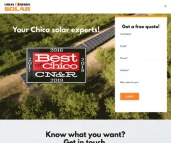 Urbandesignsolar.com(Urban Design Solar) Screenshot