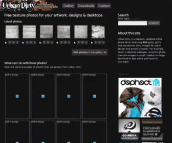 Urbandirty.com(Free texture photos for your desktop and designs) Screenshot