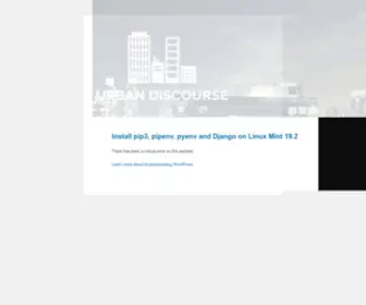 Urbandiscourse.com(Urbandiscourse) Screenshot