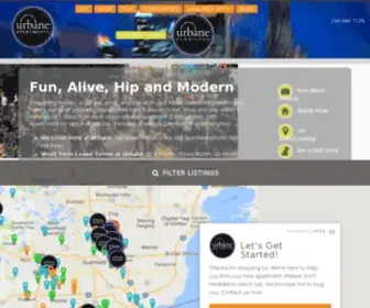 Urbaneapts.com(Urbane Apartments) Screenshot