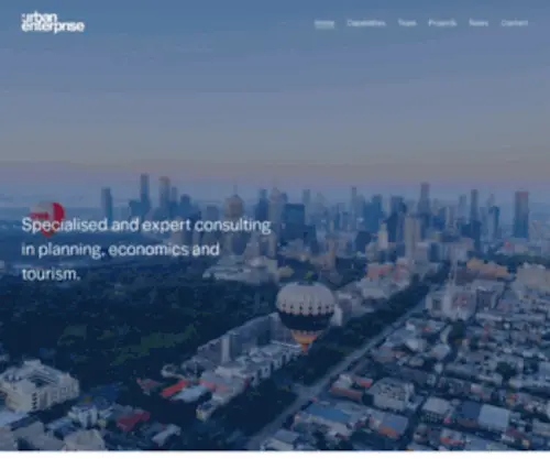 Urbanenterprise.com.au(Urban Enterprise) Screenshot