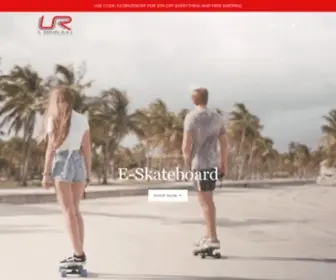 Urbaneskate.com(Urban E Skateboards) Screenshot