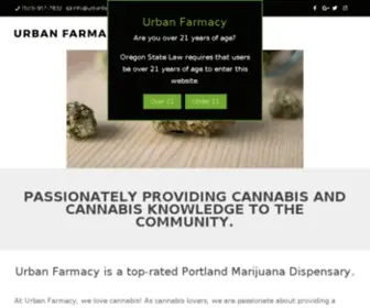 Urbanfarmacypdx.com(We are proud to be a top Portland dispensary) Screenshot