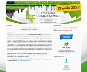 Urbanfarming.com.br(2 WORSHOP SOBRE URBAN FARMING) Screenshot