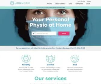 Urbanfisio.com(Fisioterapia a domicilio y masajes terap) Screenshot