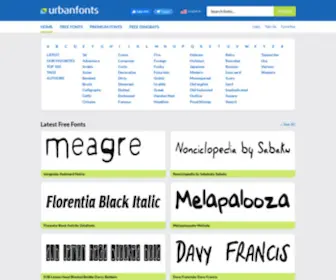 Urbanfonts.com(Download Free Fonts) Screenshot
