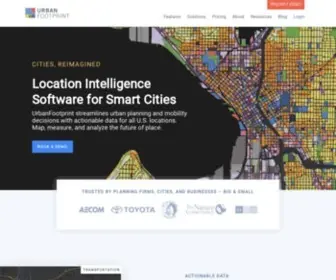 Urbanfootprint.com(The Urban Intelligence Platform) Screenshot