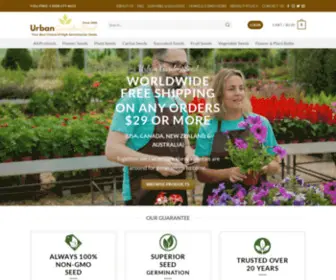 Urbangardenseed.com(Urban Gardening) Screenshot