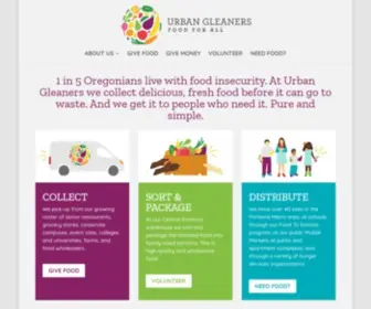 Urbangleaners.org(Urban Gleaners) Screenshot
