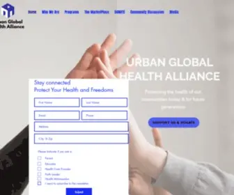 UrbanGlobalhealthalliance.com(Urban Global Health Alliance) Screenshot