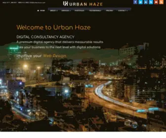 Urbanhaze.com(Digital Agency Producing Measurable Results for Your Business) Screenshot