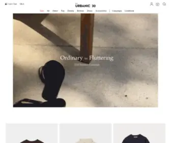 Urbanic30.com(도시를 모티브로 시작된 브랜드) Screenshot