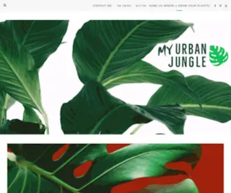 Urbanjungle.co.il(MY URBAN JUNGLE גברת עם צמחים) Screenshot