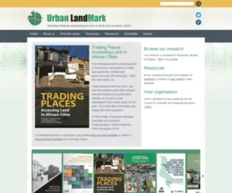 Urbanlandmark.org.za(Urban LandMark) Screenshot