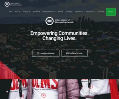 Urbanleague.org(Urban League of Metropolitan Seattle) Screenshot