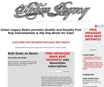 Urbanlegacybeats.com(Beats for Sale) Screenshot