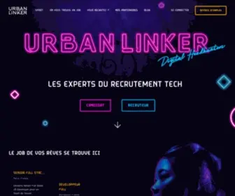 Urbanlinker.com(Cabinet de recrutement digital) Screenshot